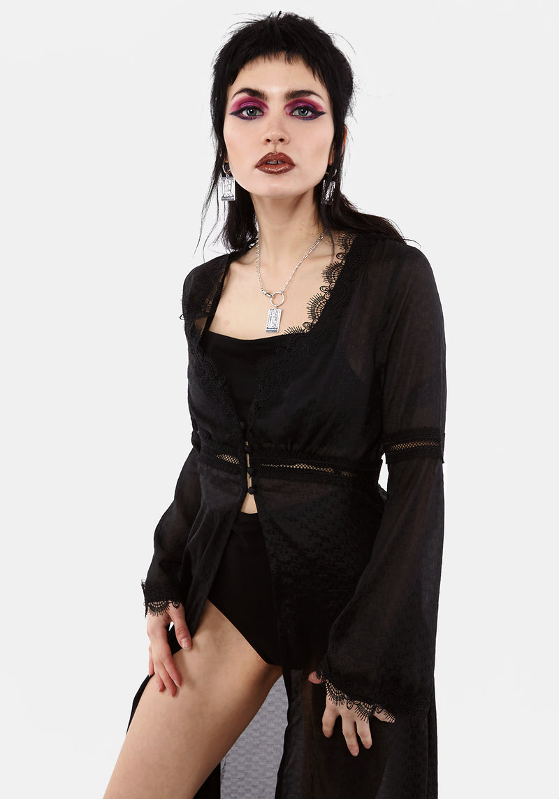 Echo Transparent Kimono