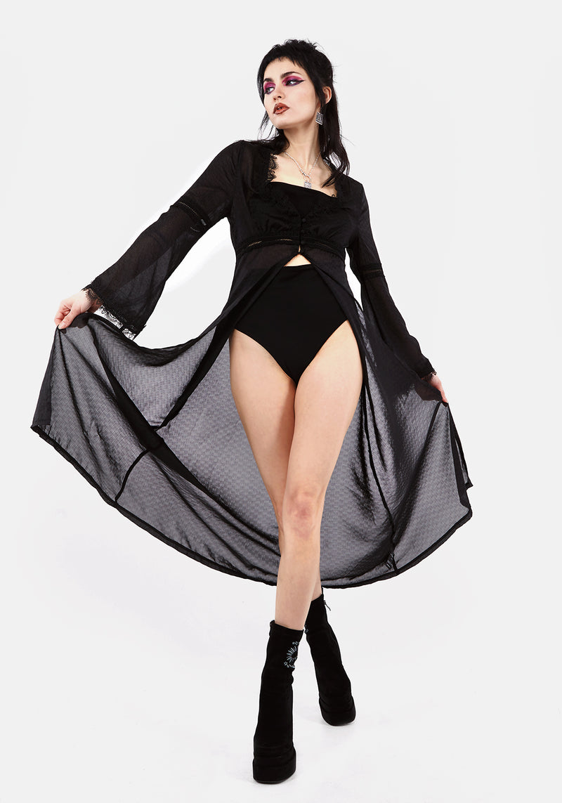 Echo Transparent Kimono