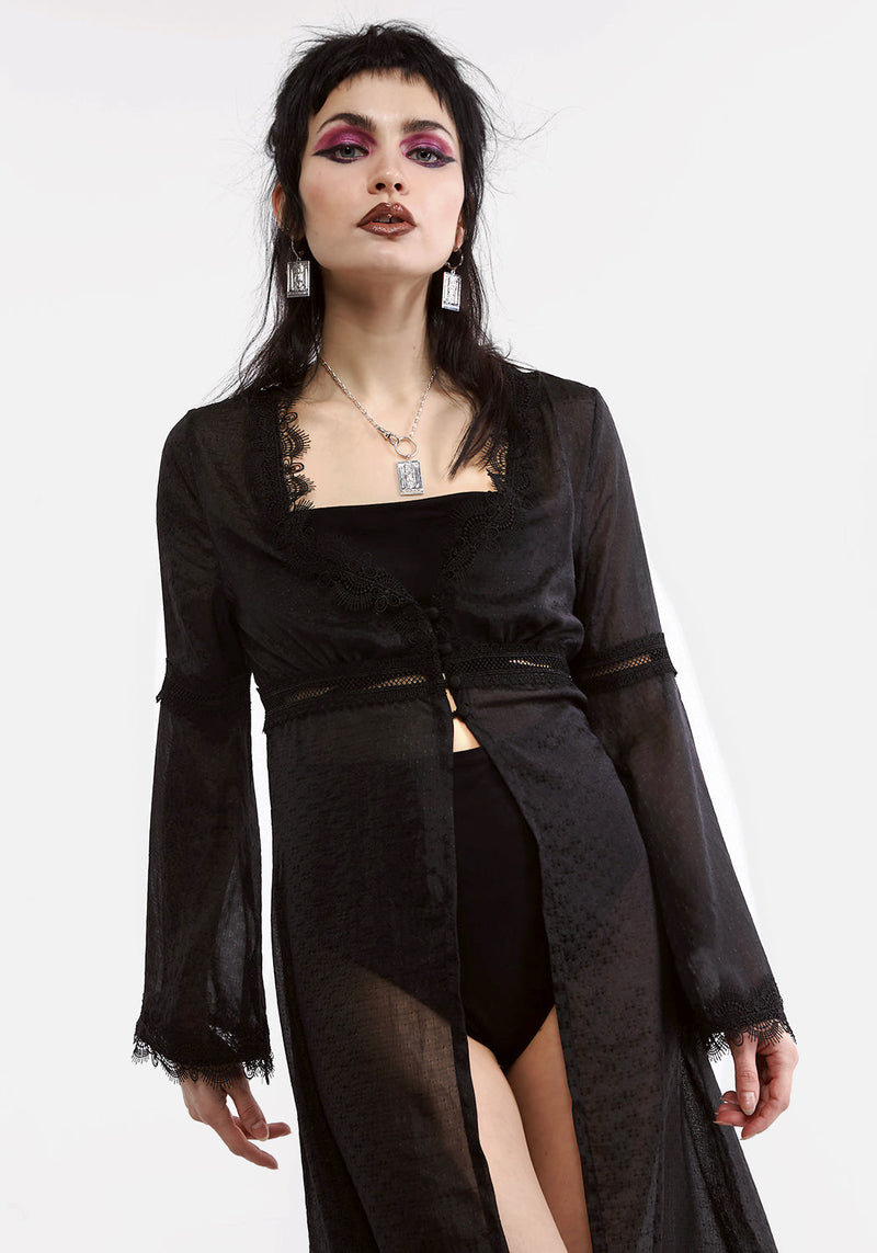 Echo Transparent Kimono