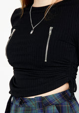 Christine Reißverschluss Top
