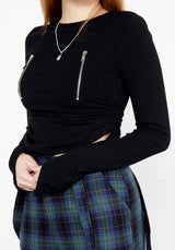 Christine Reißverschluss Top
