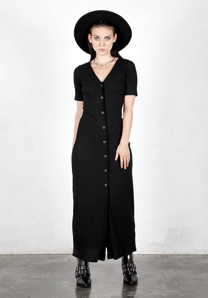 Obsidian Jersey Kleid