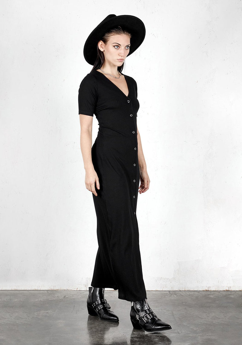 Obsidian Jersey Kleid