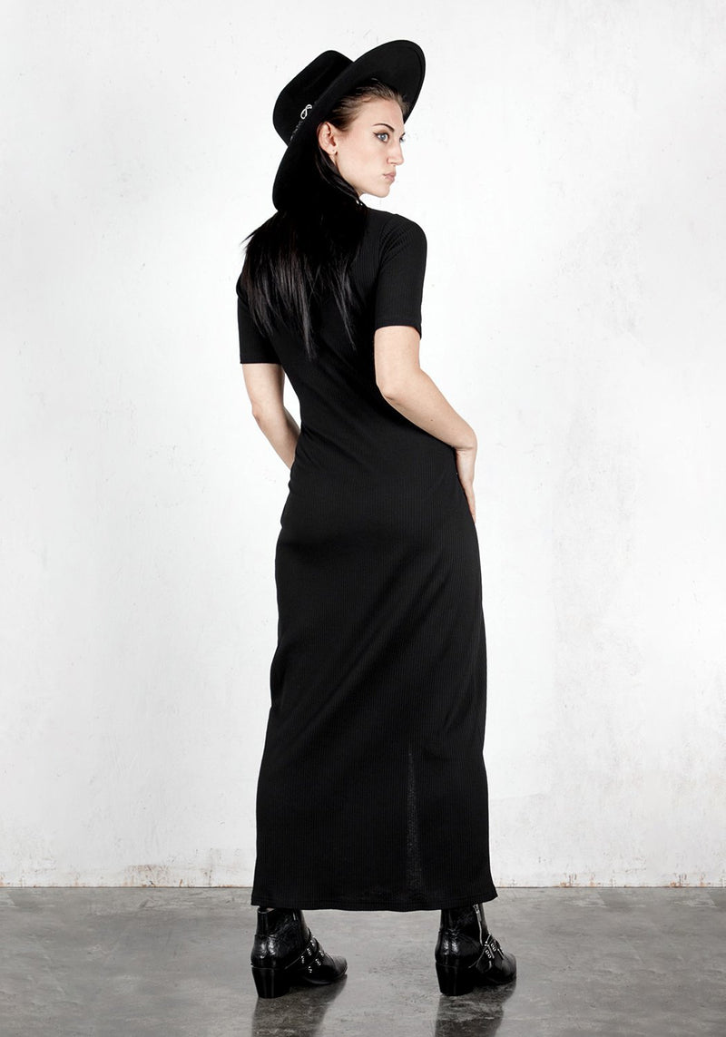Obsidian Jersey Kleid
