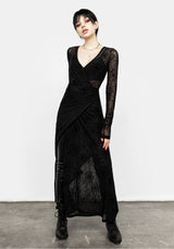 Venom Mesh Wickel Kleid