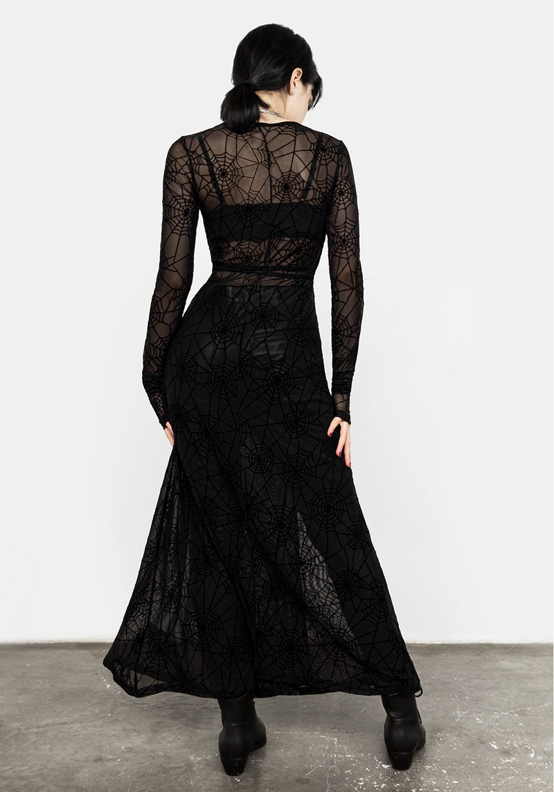 Venom Mesh Wickel Kleid