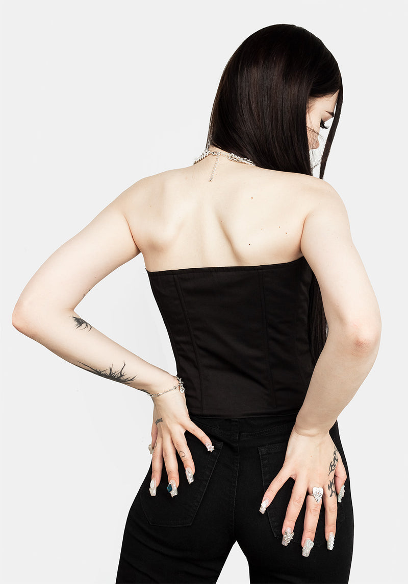 Morticia Lace-Up Korsett