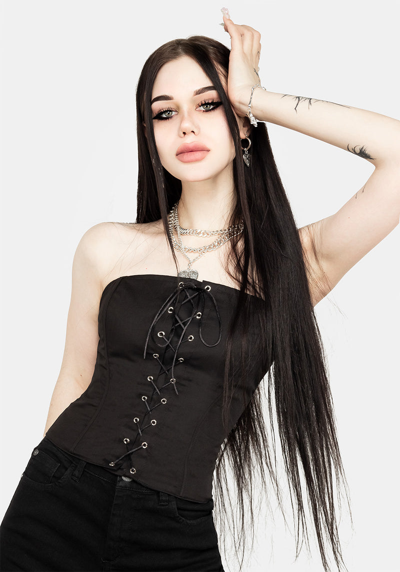 Morticia Lace-Up Korsett