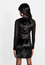 Spectacle Velvet Bodycon Dress