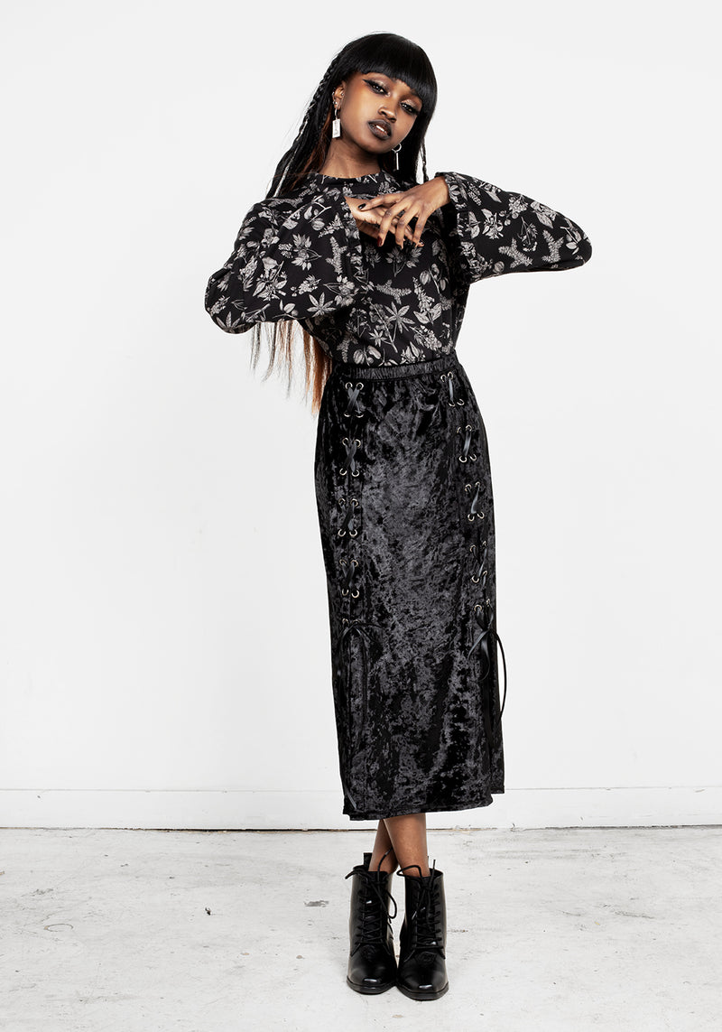 Malefic Lace-Up Panel Rock