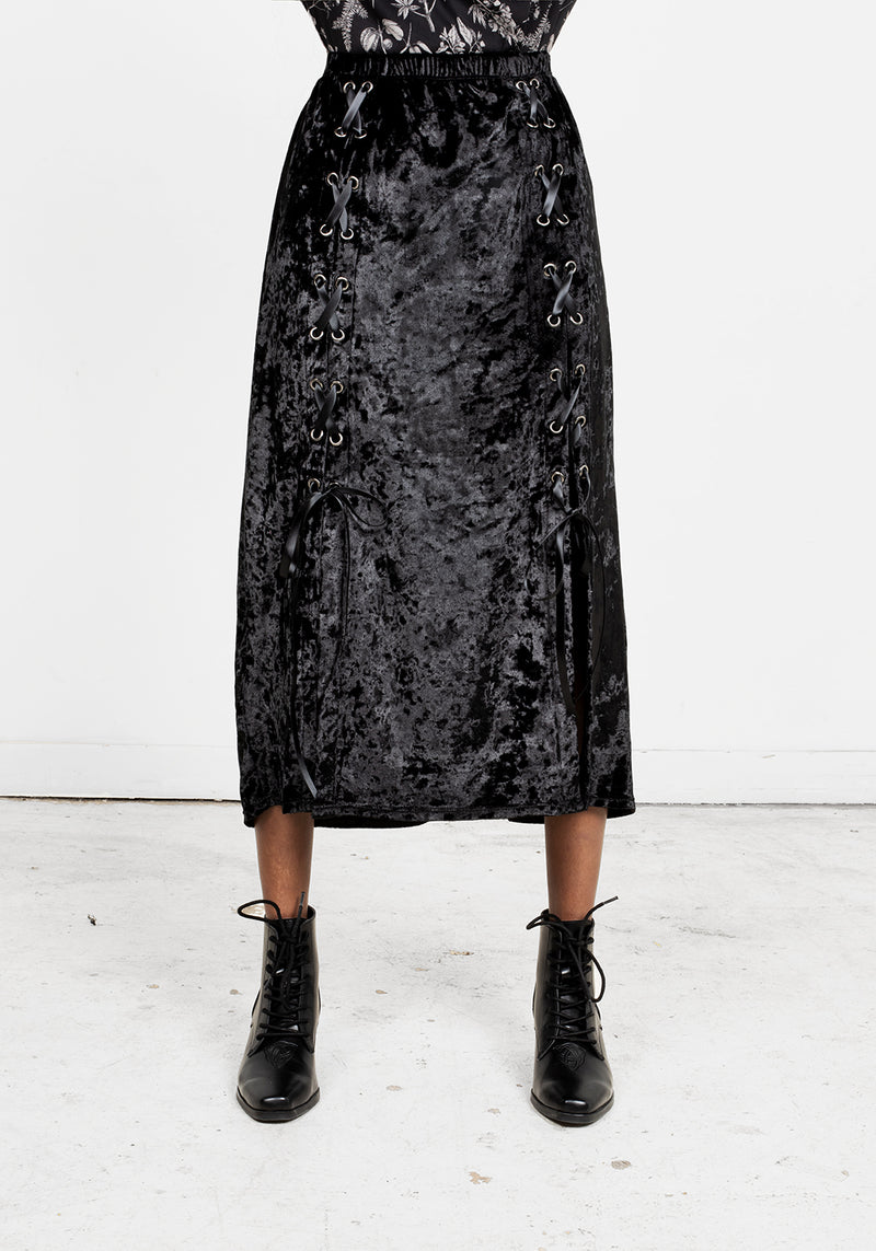 Malefic Lace-Up Panel Rock