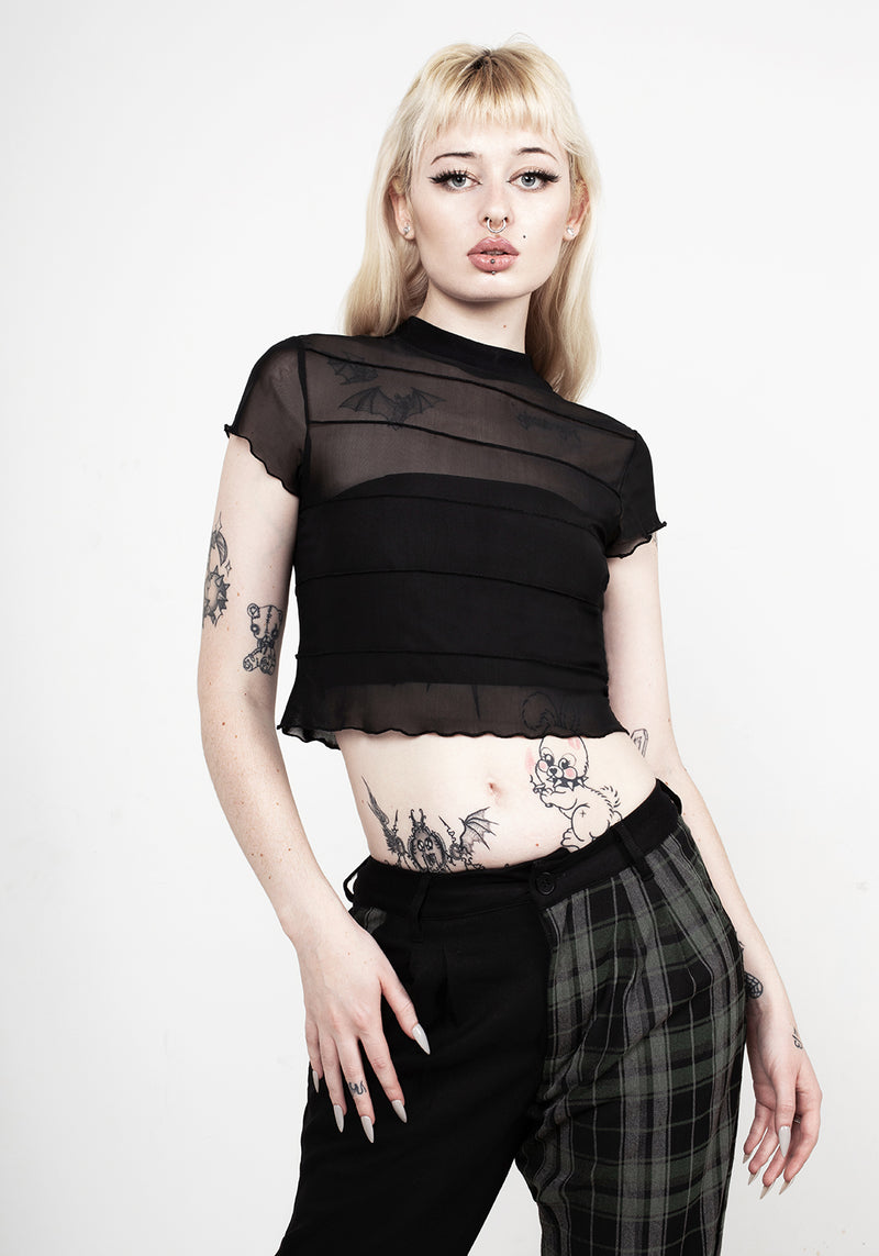 Stygian Mesh Stripe Tee