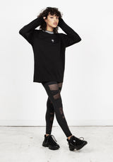 Monica Lang Ärmel T-Shirt