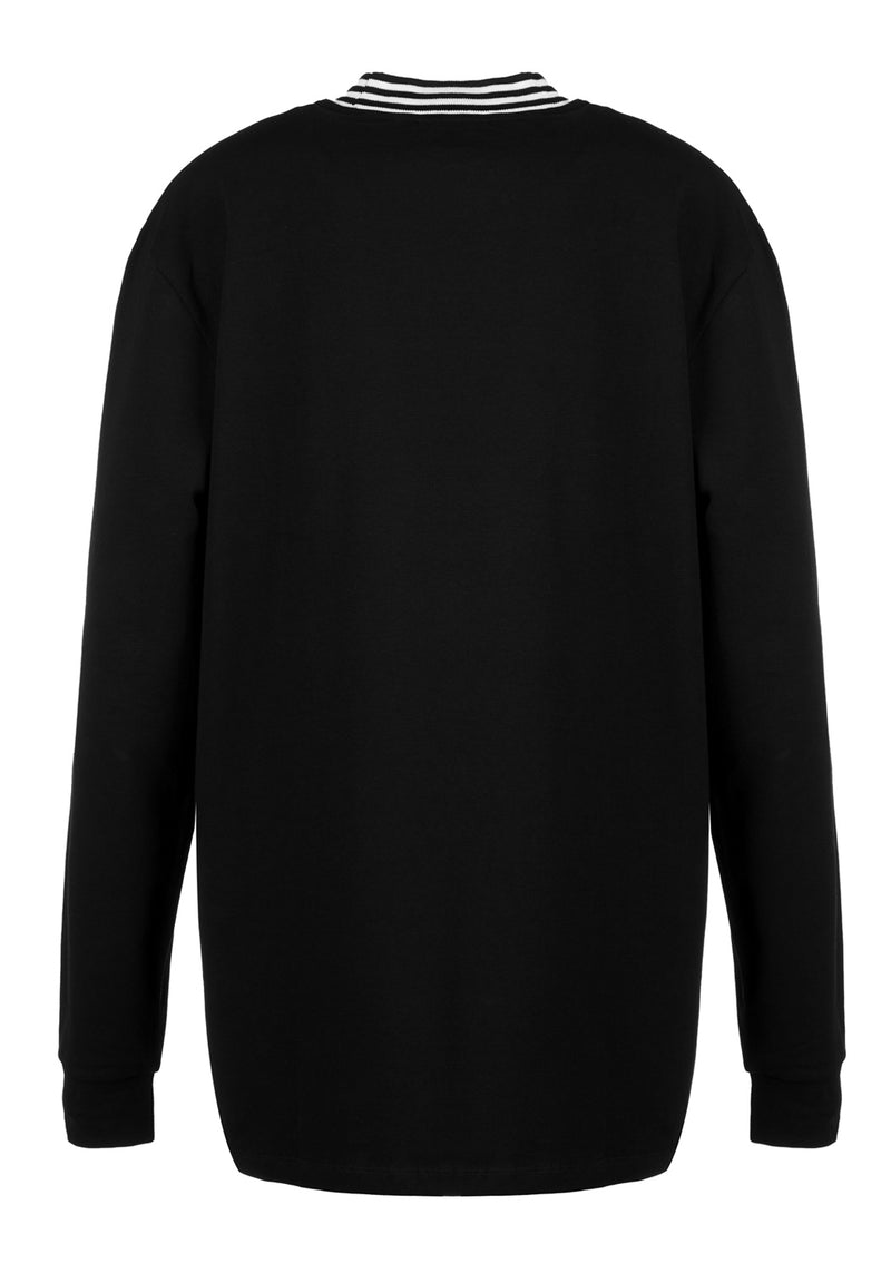 Monica Lang Ärmel T-Shirt
