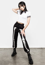 Monica Weiß Kurz T-Shirt