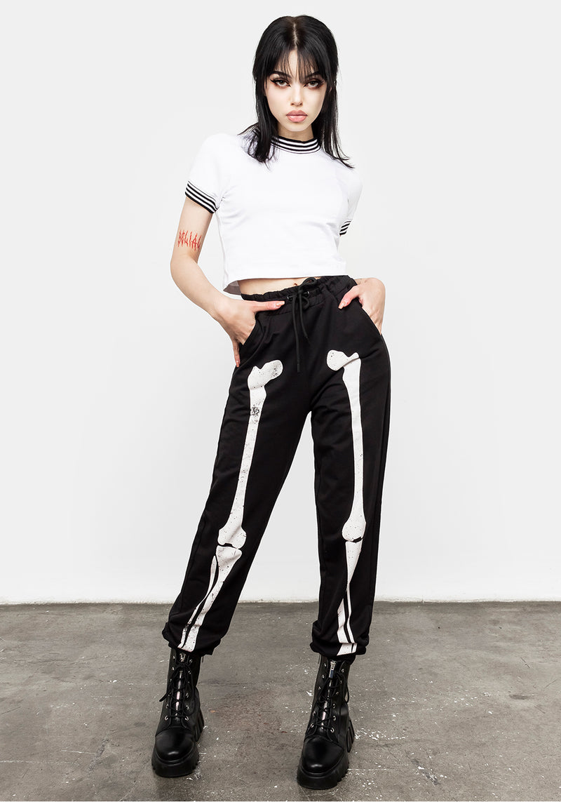 Monica Weiß Kurz T-Shirt