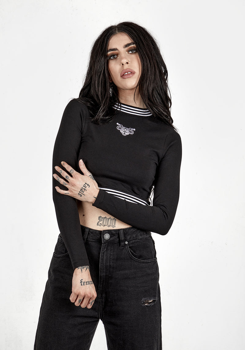 Monica Lang Ärmel Top