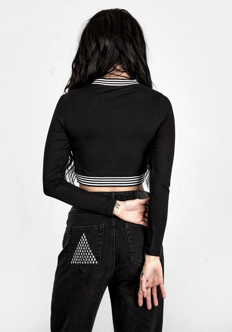 Monica Lang Ärmel Top