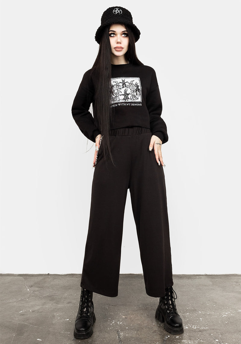 Demons Kurz Sweat Top