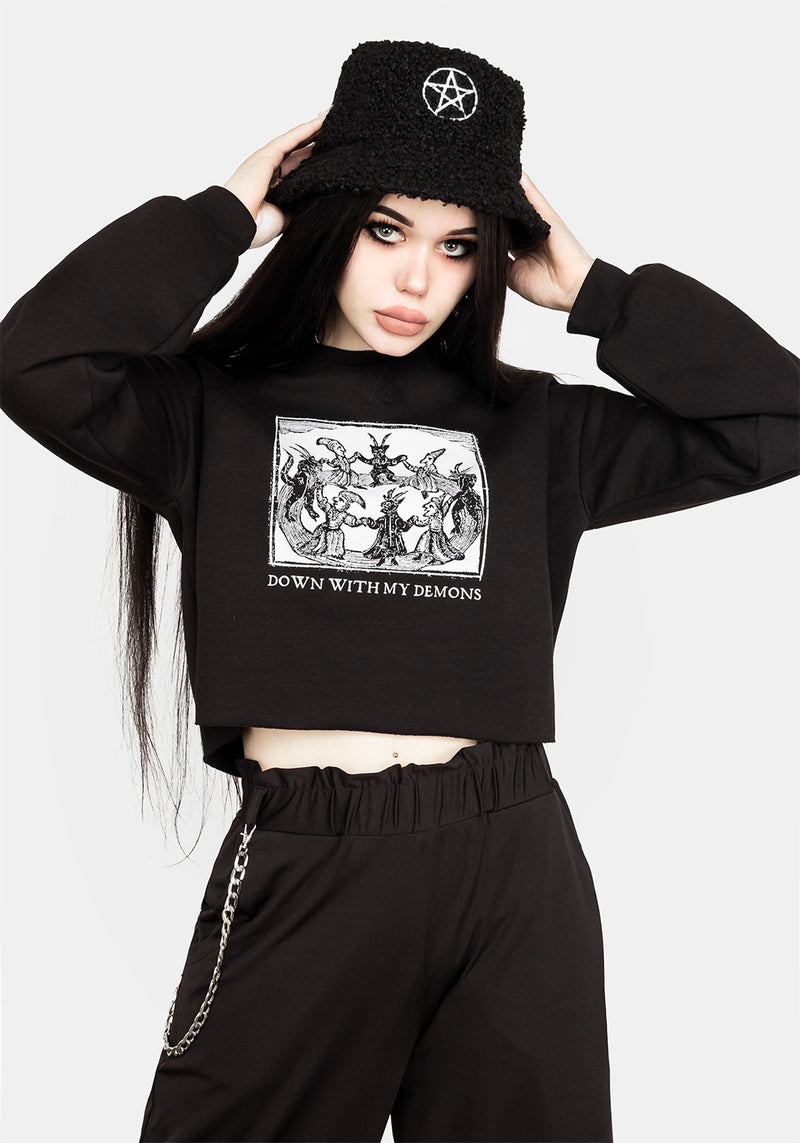 Demons Kurz Sweat Top