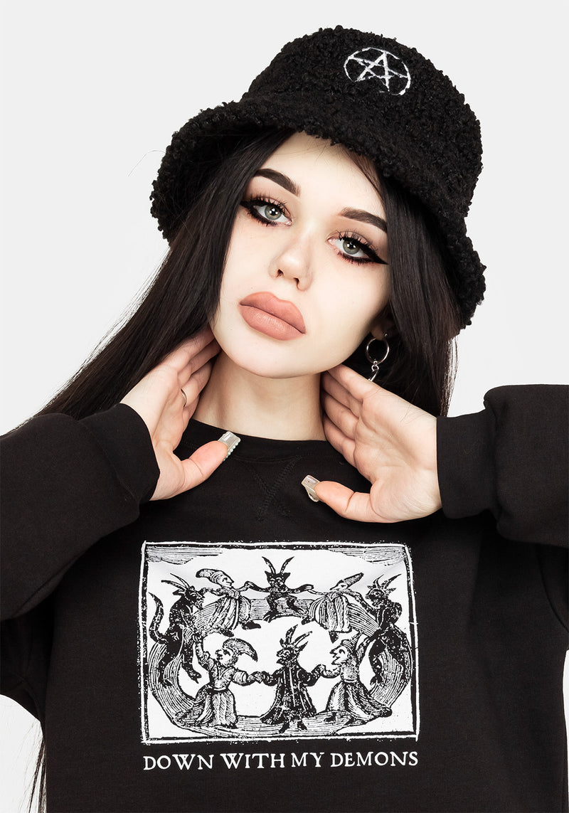 Demons Kurz Sweat Top