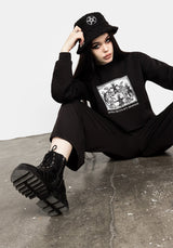 Demons Kurz Sweat Top