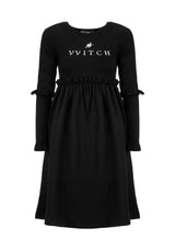 Vvitch Ruffle Midi Skater Dress
