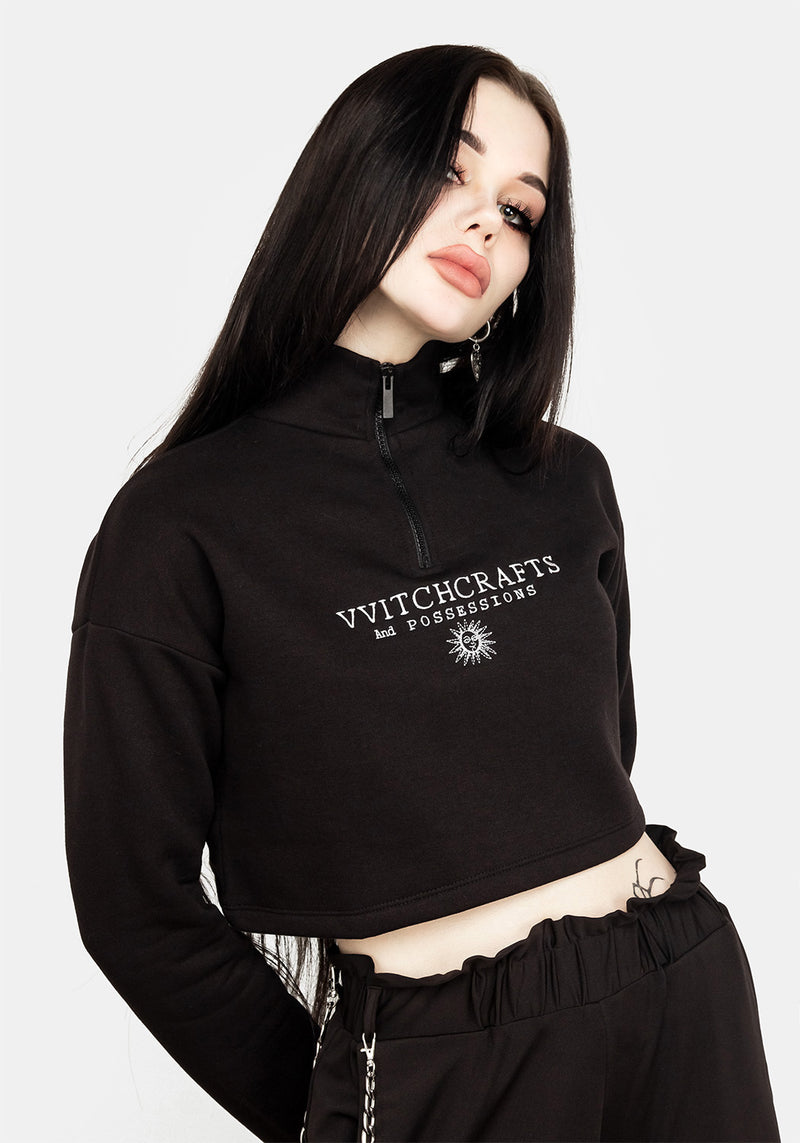 Craftwitch Bestickt Sweatshirt