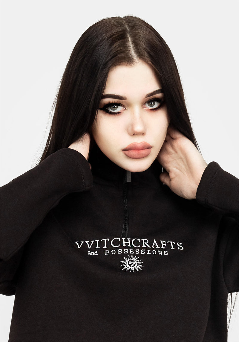 Craftwitch Bestickt Sweatshirt