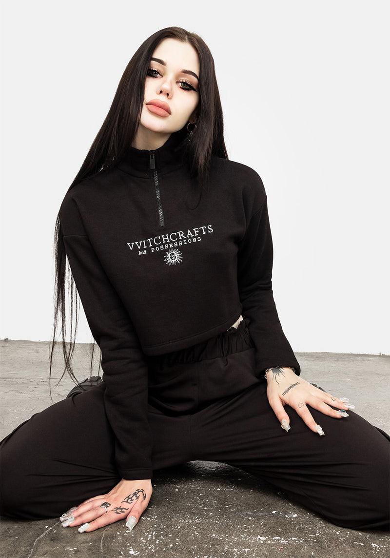 Craftwitch Bestickt Sweatshirt