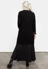 Blessing Oversize Zopf Pentagramm Cardigan