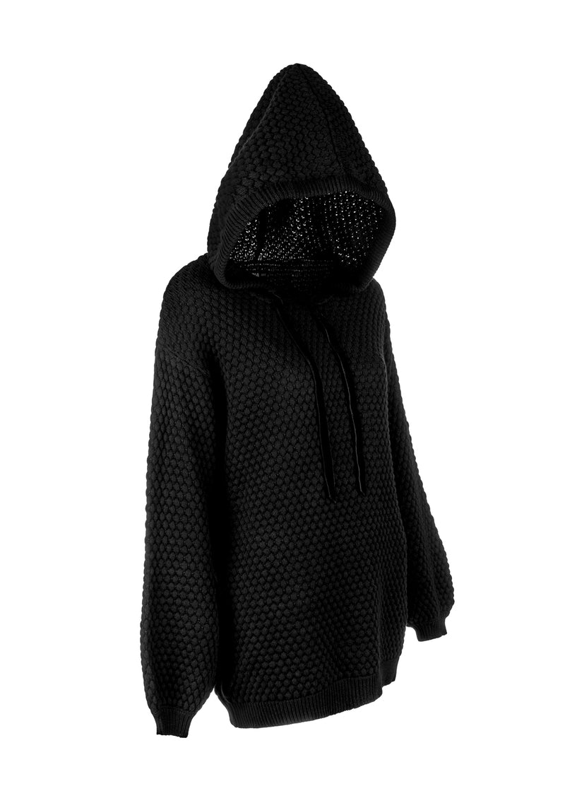 Druid Gestrickt Oversize Kapuzensweatshirt