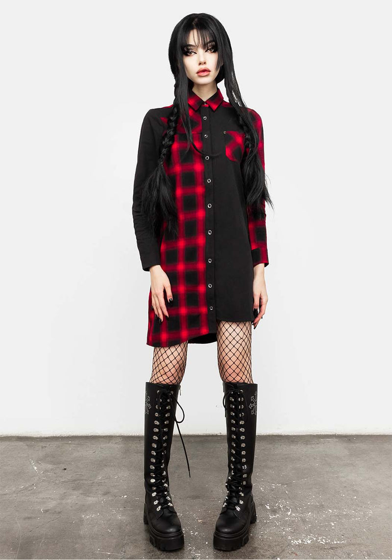Danger Deconstructed Hemd Kleid