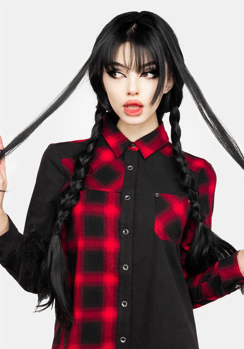 Danger Deconstructed Hemd Kleid