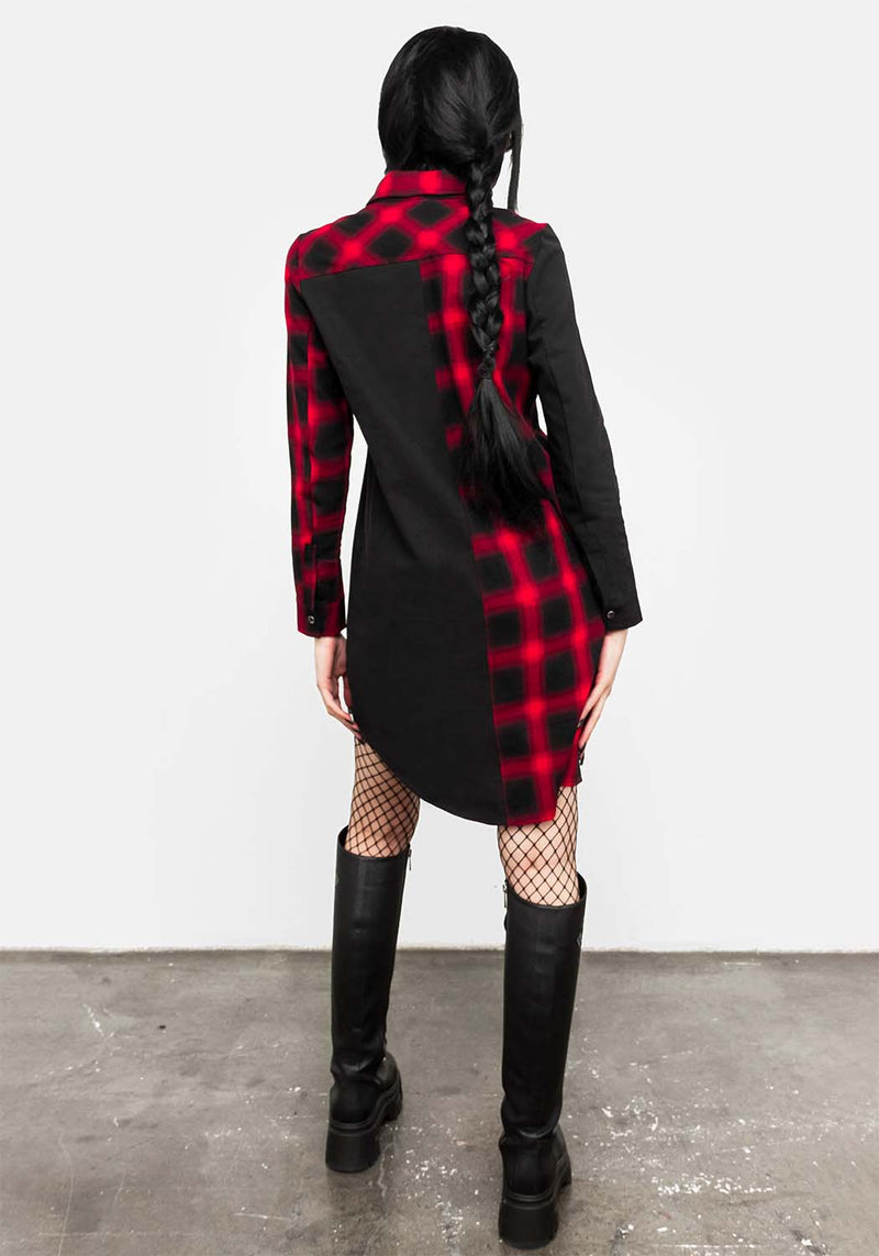 Danger Deconstructed Hemd Kleid