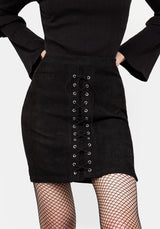 Carmilla Spitze Hoch Mini Rock