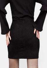 Carmilla Spitze Hoch Mini Rock
