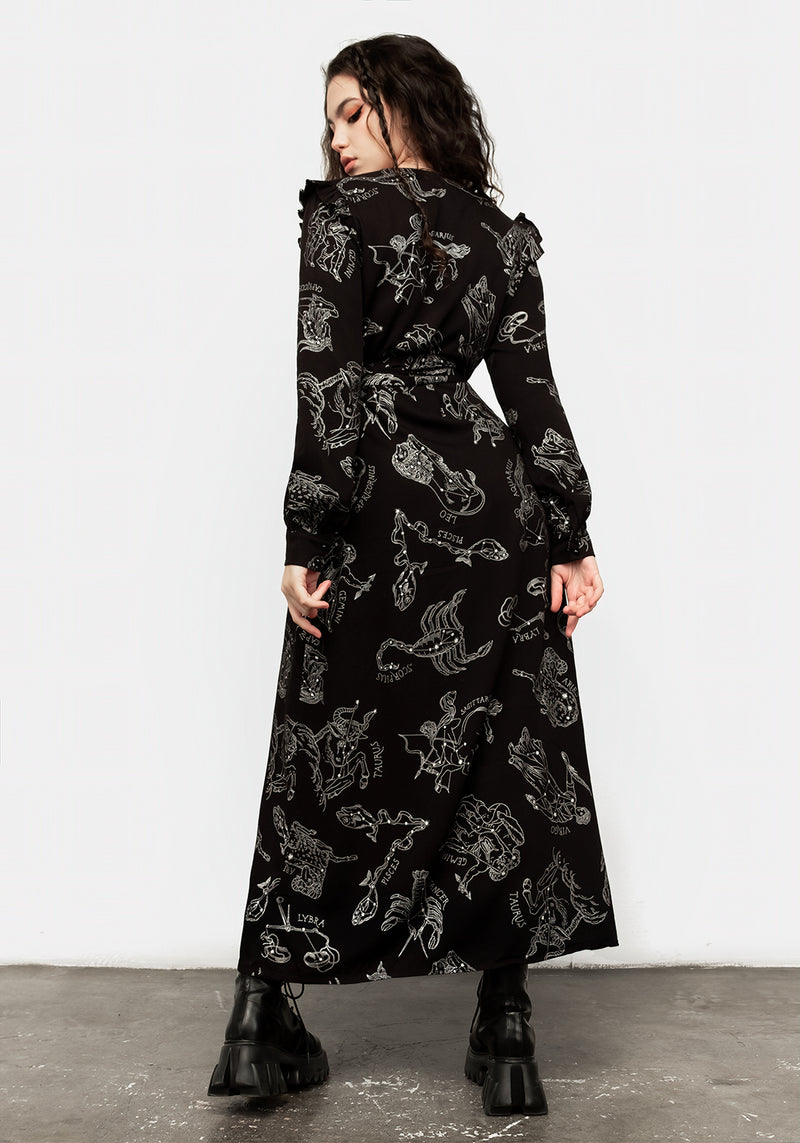 Zodiac Maxi Wickel Kleid