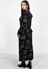 Zodiac Maxi Wickel Kleid