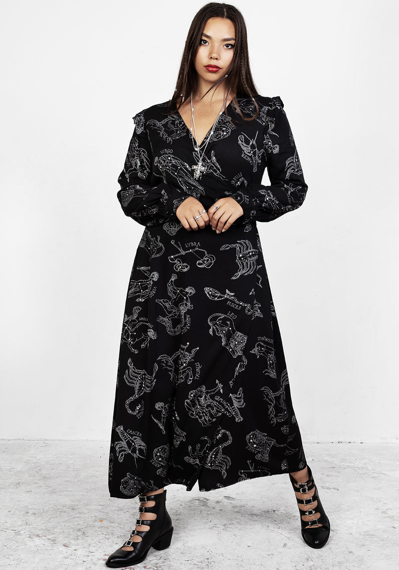 Zodiac Maxi Wickel Kleid