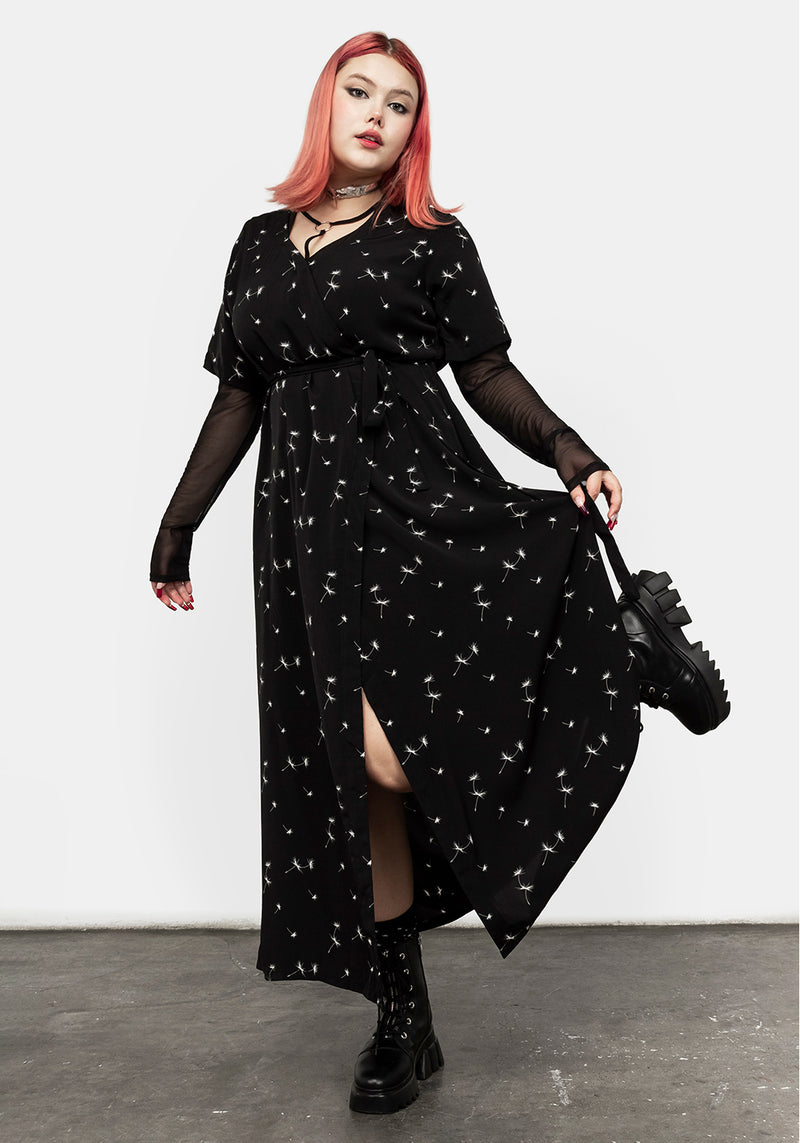 Blithe Maxi Wickel Blumenmuster Kleid