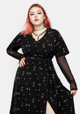 Blithe Maxi Wickel Blumenmuster Kleid