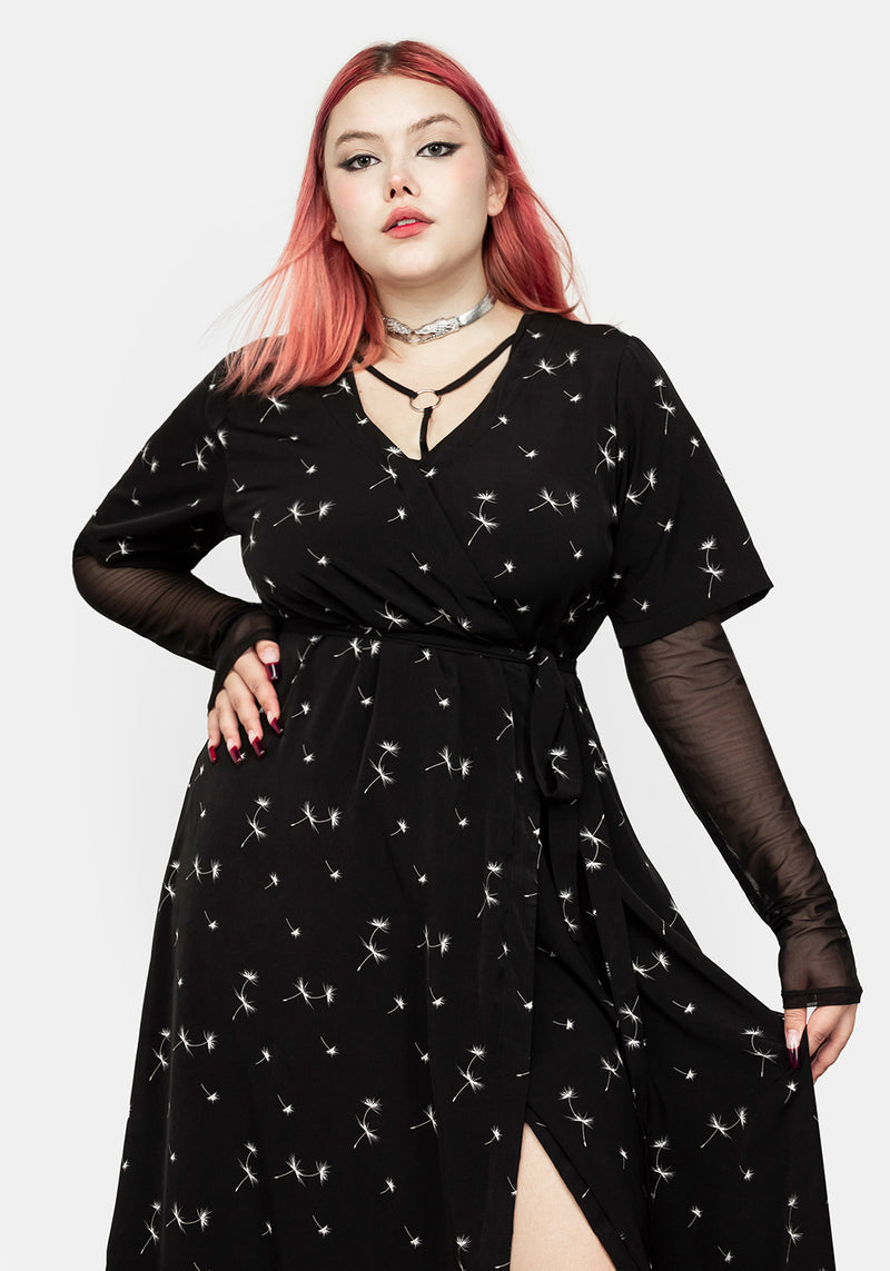 Blithe Maxi Wickel Blumenmuster Kleid