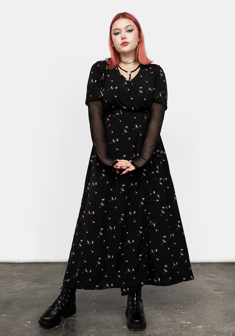Blithe Maxi Wickel Blumenmuster Kleid