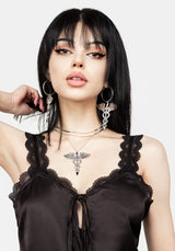 Succubus Satin Spitze Cami