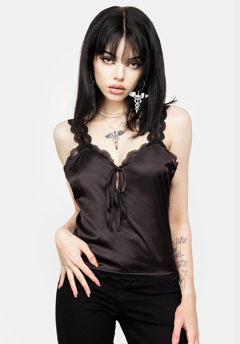 Succubus Satin Spitze Cami