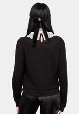 Sanctum Spitze Kragen Pullover
