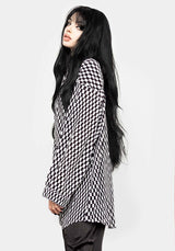 Vaudeville Pleat Hemd Kleid