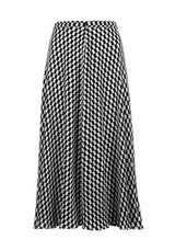 Vaudeville Pleat Midi Rock
