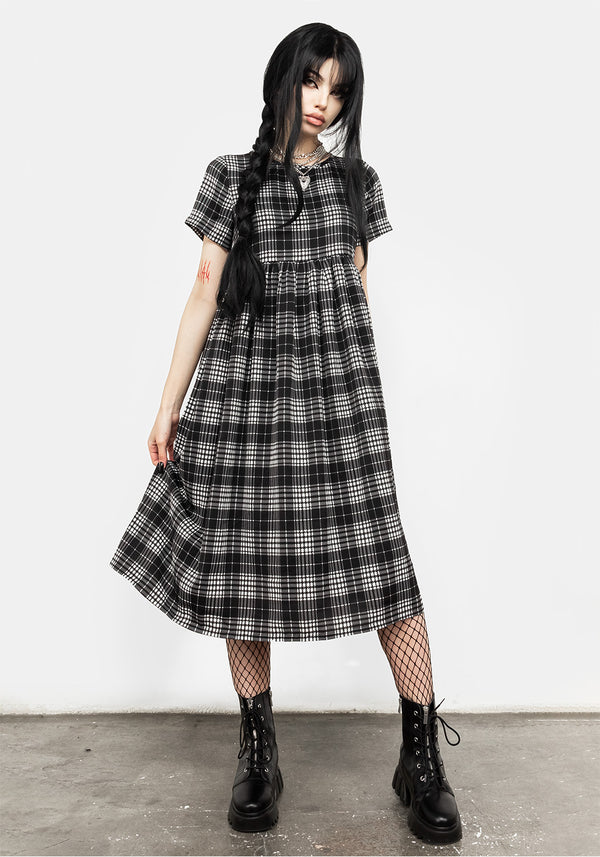 Victoria Midi Rüsche Kleid